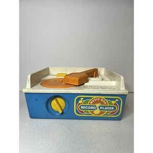Vintage Fisher Price Music Box Record Player 1971 Multicolor No records
